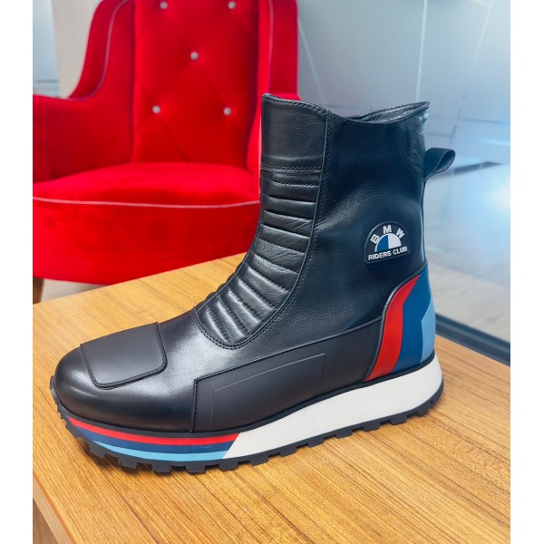 Deri Bot - Beyaz Taban